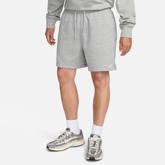 Nike Mens Club French Terry Flow Shorts in Grey | FN3520-063