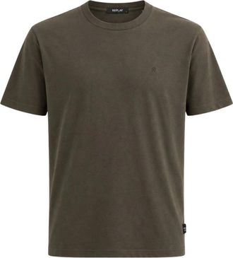 Replay T-shirt - - Tops - Uomo - Verde - 2XL