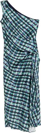 Amsale Abito a quadri - Viola