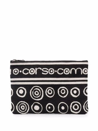 10 Corso Como Clutch con zip - Bianco