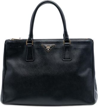 Prada Pre-owned Prada Medium Saffiano Lux Galleria Double Zip Satchel Z4H0GRLY9MO8TKKS