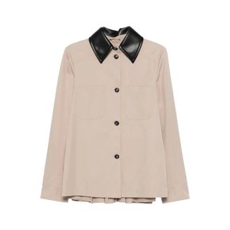 Sportmax Sportmax, Shirts, female, Beige, Size: 2XS Spxsuperbo Overshirt