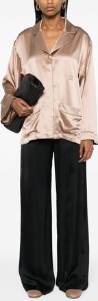 Pianoforte di Max Mara Womens Silk Tunic - Tan - Size EU 38 (Womens)