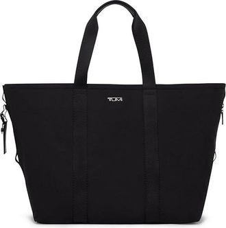 Tumi Essential Large East/West Tote Handbags Black, Canvas/Leather/Nylon