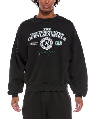 Palm Angels Dollar Loose Crewneck Sweatshirt