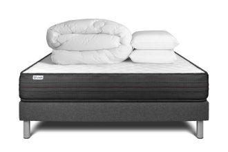 VITALIT Pack Colch&oacute;n Gris Espuma Viscoel&aacute;stica 200 X 200