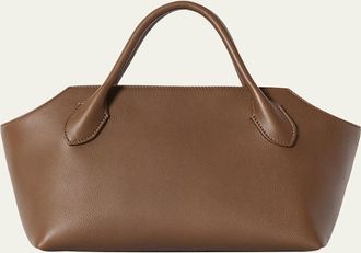 The Row Terrasse Top-Handle Bag in Leather