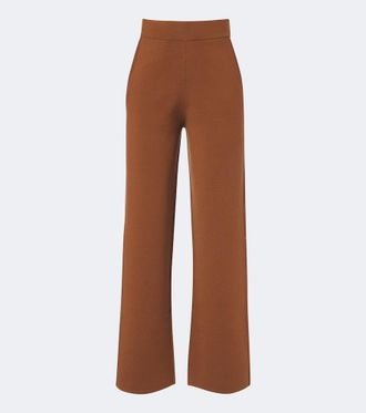 Max Mara Wool-blend wide-leg pants
