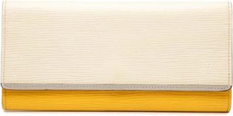 Louis Vuitton Pre-owned Wallets, female, White, Size: ONE SIZE Pre-owned Leather Wallet