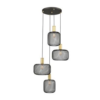 Schuller Osiris- Lampara 4l Oro-negro