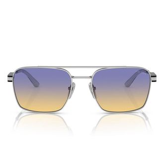 Prada Sunglasses Pr67 Zs 1 Bc06 Z Silver/Iris Gradient Unisex