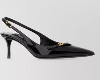 Dolce & Gabbana leather slingback mules