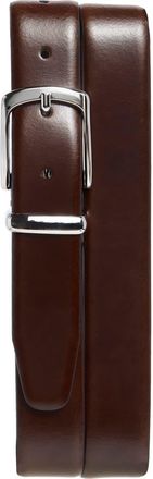Nordstrom Cory Leather Belt in Brown Bitter at Nordstrom, Size 36