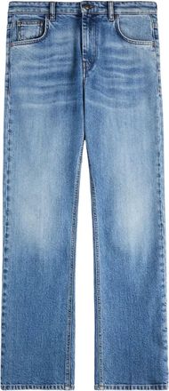 Fay Jeans dritti effetto schiarito - Blu