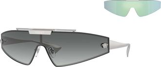 Versace VE2265 100011 Womens Sunglasses Silver Size 144