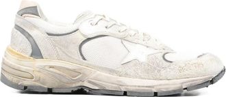 Golden Goose Running Dad New Net And Suede Upper Leather Star And He