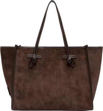 Gianni Chiarini Marcella Espresso Cowhide Leather Tote Bag
