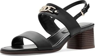 Tommy Hilfiger Mhena Womens Sandals Black : 9.5 M, Synthetic