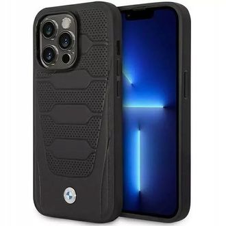 BMW Funda Trasera Bmw Para Apple Iphone 14 Pro, Color Negro, 1 Unidad