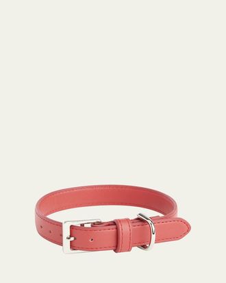 Royce Leather Personalized Leather Small Dog Collar