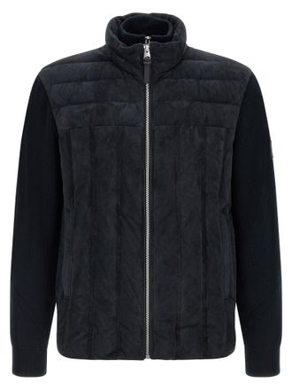 Mackage Blue Virgin Wool Full-Length Mens Jacket