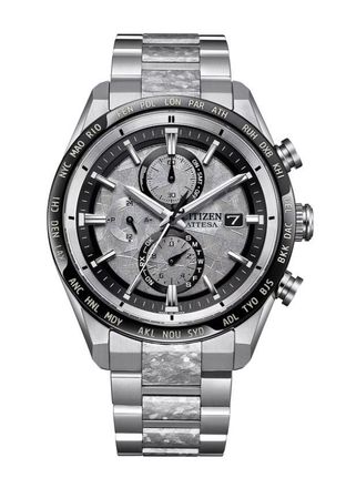 Citizen Attesa Perpetual Silver Dial Mens Watch AT8284-61A
