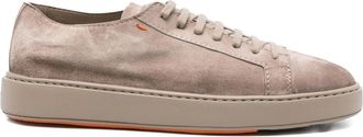 Santoni Suede Sneakers