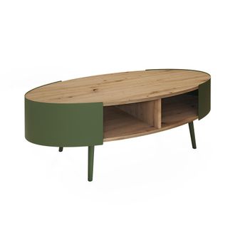 Vicco Mesa De Centro Lofta, Verde, 120 X 60 Cm, Vicco
