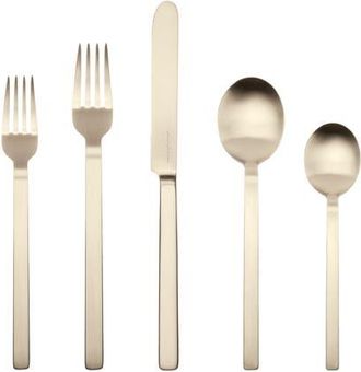 Mepra Stile By Pininfarina Flatware Set - 20 Pieces in Ice Champagne at Nordstrom