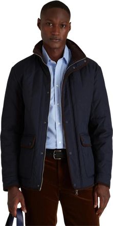 Vicomte A Ogier Quilted Jacket - Heren - Zomerjassen - Blauw - L - Leer - Jassen