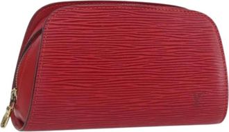 Louis Vuitton Pre-owned Vintage Clutch - Dames - Vintage Clutch - Rood - ONE Size - Leer - Vintage