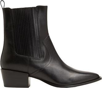8 by YOOX LEATHER CHELSEA WESTERN ANKLE BOOT