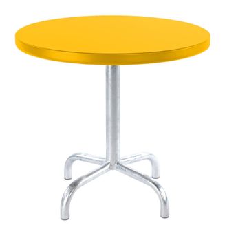 Schubiger M&ouml;bel Metall-Beistelltisch S&auml;ntis Rund