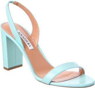 Aquazzura Logo Leather Sandal