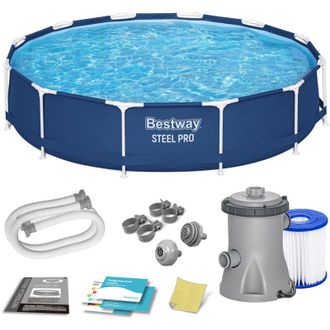 Bestway Piscina Rigida Adulto Con Depurador 366x76 Cm Jardin