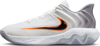 Nike Giannis Immortality 4 EP White Fluorescent Yellow Wolf Gray Black FQ3681-102