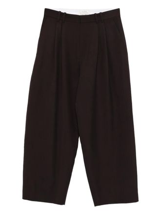 STUDIO NICHOLSON Pantaloni pliss&eacute; - Marrone