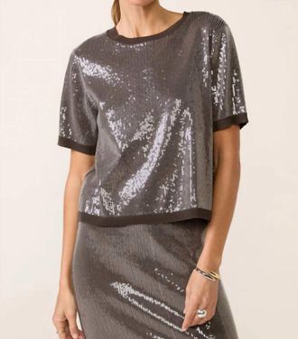 Sanctuary Sparkle Sequin Sweater In Ink