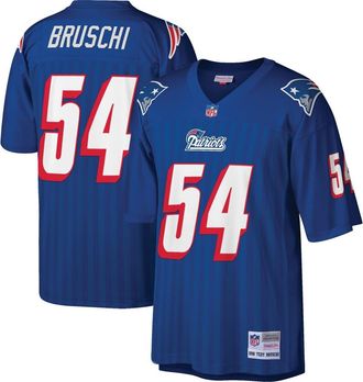 Mitchell & Ness Mens Mitchell & Ness Tedy Bruschi Royal New England Patriots Big & Tall 1996 Retired Player Replica Jersey at Nordstrom, Size 5X-Large