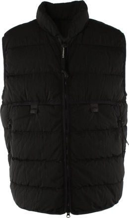 C.P. Company Eco-Chrome R Bodywarmer - Heren - Bodywarmers - Zwart - XS - Leer - Jassen