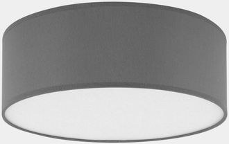 Luminosa Light Designs TK Rondo L&aacute;mpara de techo cil&iacute;ndrica de 45 cm, grafito, 4 bombillas E27