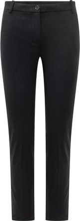 Pinko Cropped Broeken - Dames - Slim Fit Broeken - Blauw - XS - Broeken