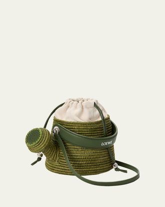 Loewe x Paulas Ibiza Raffia Watering Can Crossbody Bag