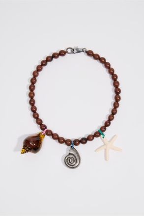 Bimba & Lola Aged Necklace With Stones And Seashells in Brown at Nordstrom