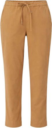 Max Mara Parco Tie Waist Crop Broeken - Dames - Vrijetijds broeken - Beige - XS - Katoen - Broeken