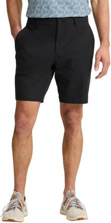 Tommy Bahama Barbados Pro 9-Inch Flat Front IslandZone Shorts in Black at Nordstrom, Size 44