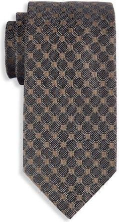Michael Kors Big & Tall Sorrel Geometric Tie in Camel at Nordstrom, Size X-Large