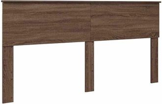 vidaXL Headboard with Headboard Brown Oak 180 cm Engineered wood vidaXL