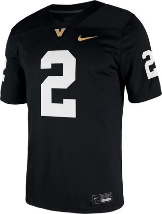 Nike Diego Pavia Vanderbilt Nike Mens Dri-FIT College NIL Game Jersey in Black | P31893VDDP-BLK