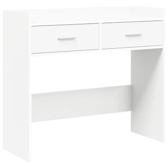 vidaXL Mesa Consola Blanco 90 X 35 X 80 Cm Madera De Ingenier&iacute;a Vidaxl